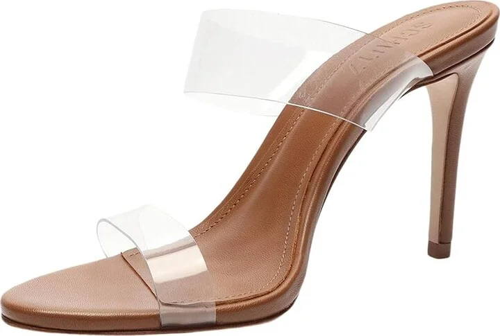 Schutz Ariella Women's Shoes Transparente(Wood) : 5 M - Image 6