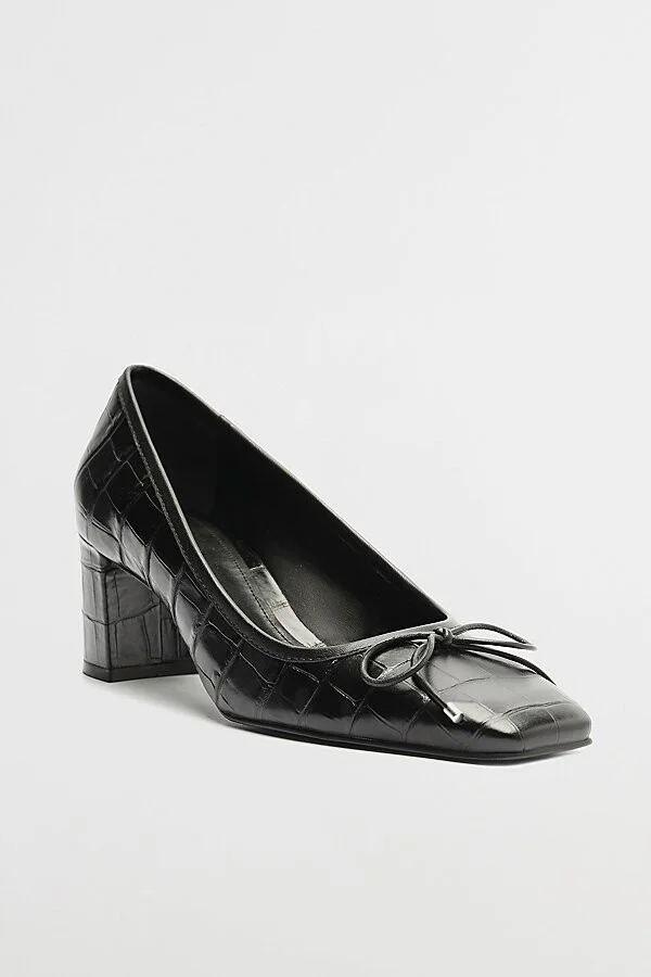 Schutz Arissa Ballet Block Heel in Black - Image 2