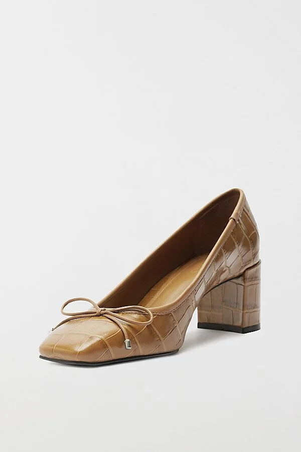 Schutz Arissa Ballet Block Heel in Black - Image 7