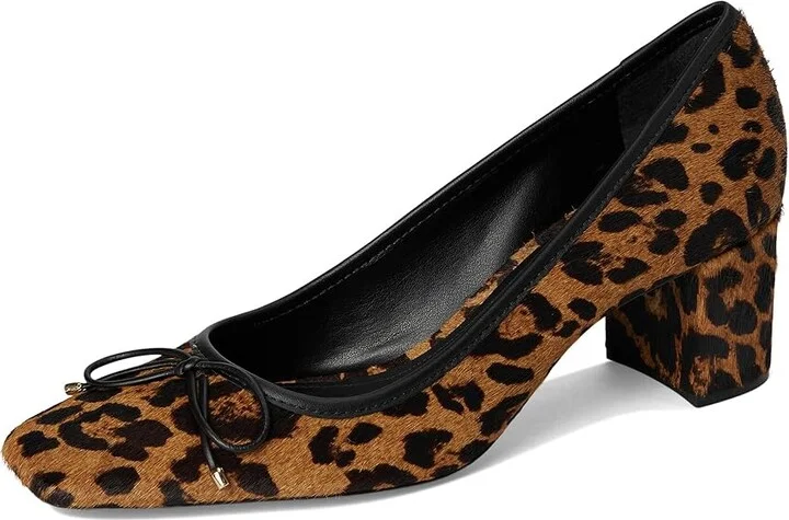 Schutz Arissa Block High Women's Heels Natural/Black : 5.5 M, Leather - Image 5