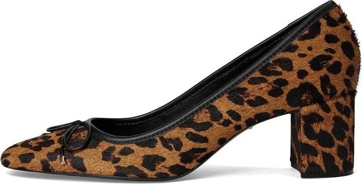 Schutz Arissa Block High Women's Heels Natural/Black : 5.5 M, Leather - Image 6