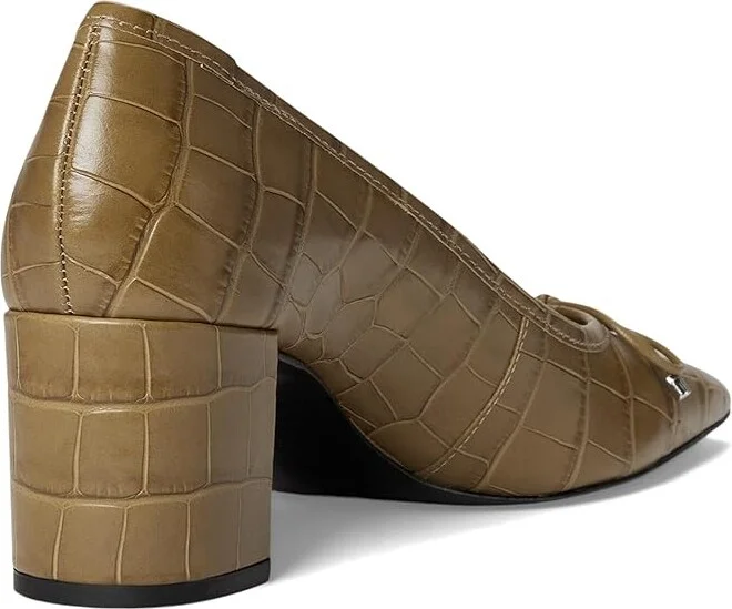 Schutz Arissa Block High Women's Heels Pistacho : 8 M, Leather - Image 4