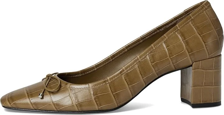 Schutz Arissa Block High Women's Heels Pistacho : 8 M, Leather - Image 6