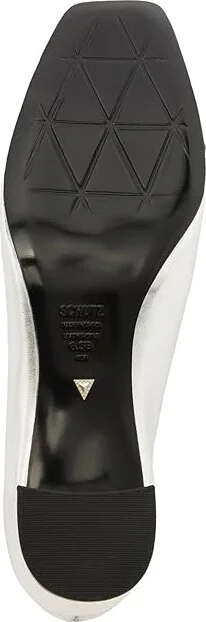 Schutz Arissa Block High Women's Heels Prata / Black : 6 M, Leather - Image 3