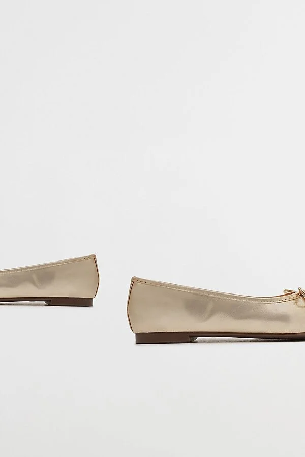 Schutz Arissa Leather Ballet Flat in Black - Image 9