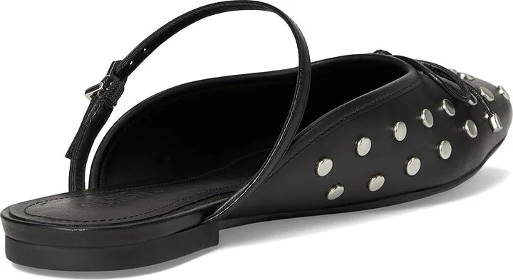 Schutz Arissa Mule Studs Women's Flat Shoes Black : 5.5 M, EVA/Leather - Image 4