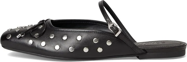 Schutz Arissa Mule Studs Women's Flat Shoes Black : 5.5 M, EVA/Leather - Image 6