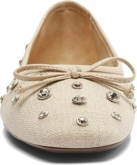 Schutz Arissa Shine Women's Flat Shoes Oyster : 8.5 M, Leather - Image 5