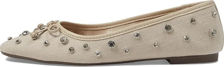 Schutz Arissa Shine Women's Flat Shoes Oyster : 8.5 M, Leather - Image 6