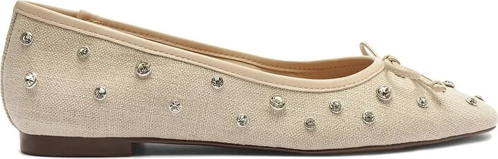 Schutz Arissa Shine Women's Flat Shoes Oyster : 8.5 M, Leather - Image 7