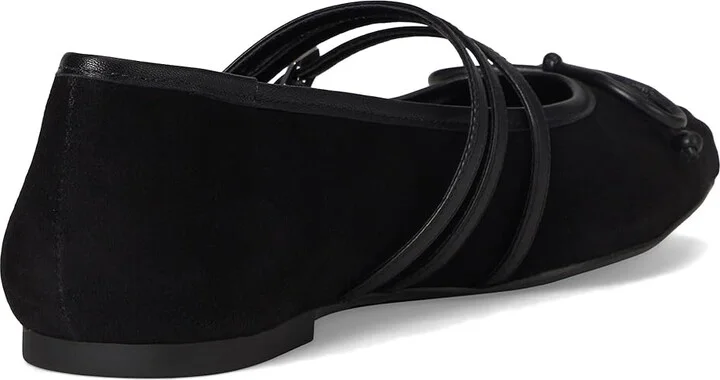Schutz Arissa Strap Women's Flat Shoes Black : 6 M, Suede - Image 4