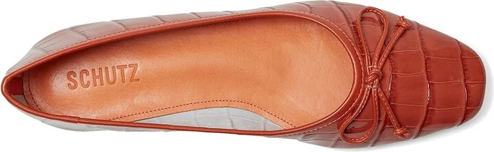 Schutz Arissa Women's Shoes Sunset Ochre : 8 M, Leather - Image 2