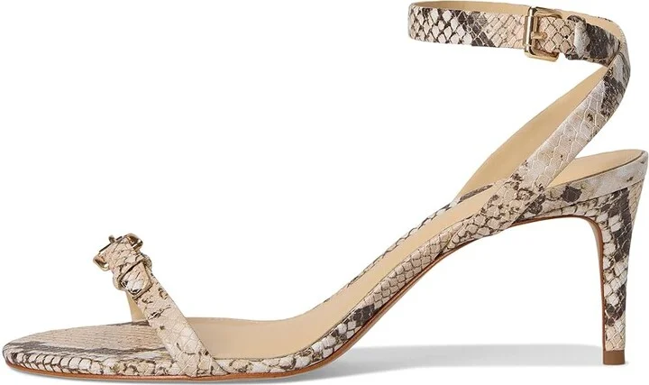 Schutz Aurora Mid Women's Sandals Beige Latte : 9.5 M, Leather - Image 6