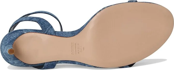 Schutz Aurora Mid Women's Sandals Belize Blue : 8 M, Leather - Image 3