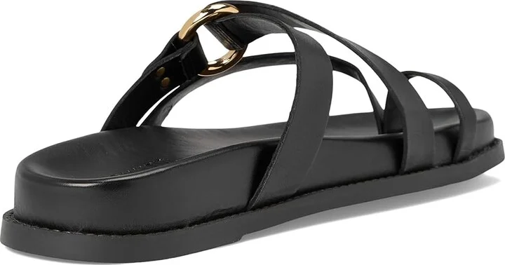 Schutz Aveline Sporty Women's Wedge Shoes Black 5 : 6.5 M, Leather - Image 4
