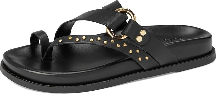 Schutz Aveline Sporty Women's Wedge Shoes Black 5 : 6.5 M, Leather - Image 5