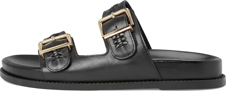 Schutz Blake Sporty Women's Wedge Shoes Black 5 : 11 M, Leather - Image 6