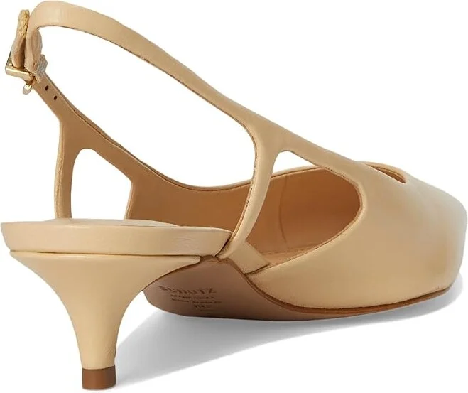 Schutz Boris Kitten High Women's Heels Natural Nibs : 6 M, Leather - Image 4