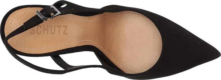 Schutz Boris Women's Shoes Black Nobuck : 6 M, Leather - Image 3