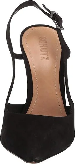 Schutz Boris Women's Shoes Black Nobuck : 6 M, Leather - Image 6
