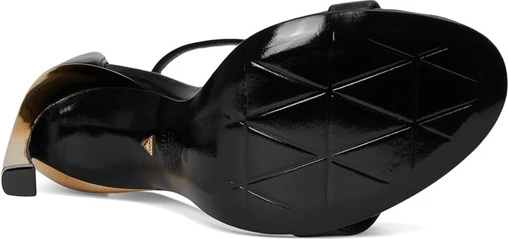 Schutz Cadey-Lee Curve Women's Sandals Black : 9.5 M, Leather - Image 3