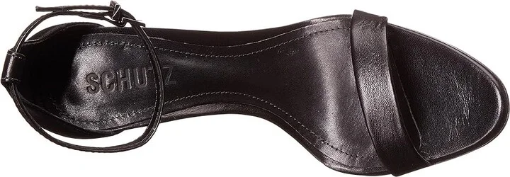 Schutz Cadey-Lee High Women's Heels Black 1 : 5 M, Leather - Image 3