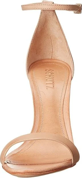 Schutz Cadey-Lee High Women's Heels Lightwood 2 : 5 M, Leather - Image 6