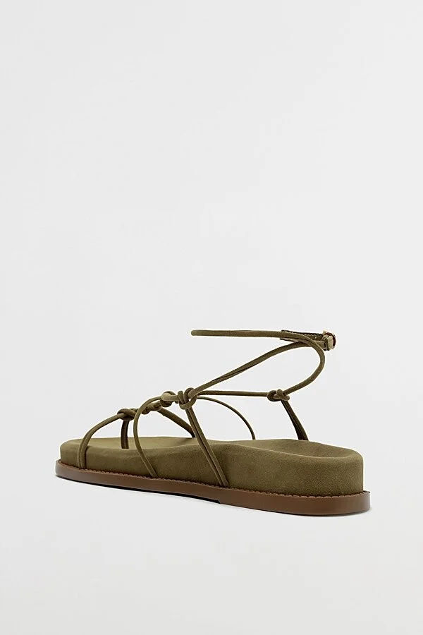 Schutz Calabria Sporty Strappy Sandal in Beige - Image 9