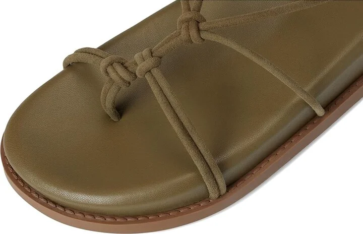 Schutz Calabria Sporty Women's Sandals Matcha : 7 M, Suede - Image 2