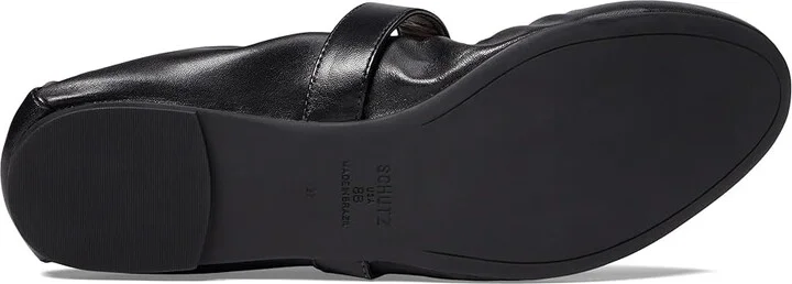 Schutz Calita Women's Flat Shoes Black : 10.5 M, Leather - Image 3