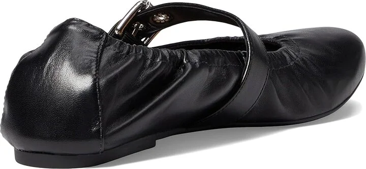 Schutz Calita Women's Flat Shoes Black : 10.5 M, Leather - Image 4