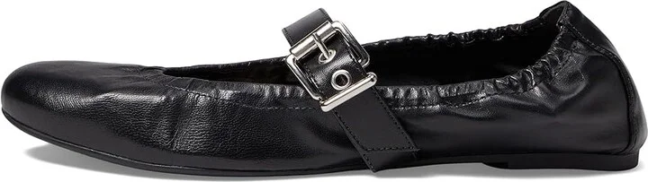 Schutz Calita Women's Flat Shoes Black : 10.5 M, Leather - Image 5
