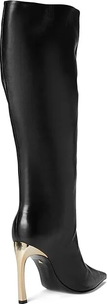 Schutz Cate Curve Women's Boots Black 1 : 5 M, Leather - Image 4