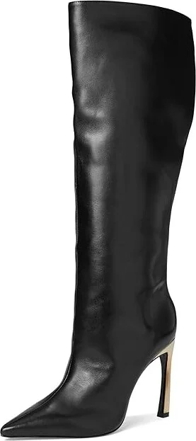 Schutz Cate Curve Women's Boots Black 1 : 5 M, Leather - Image 5