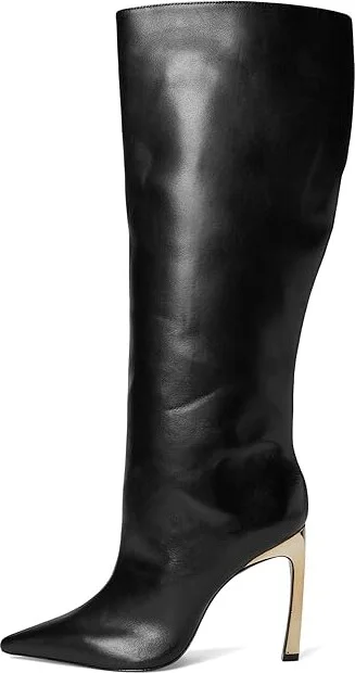 Schutz Cate Curve Women's Boots Black 1 : 5 M, Leather - Image 6