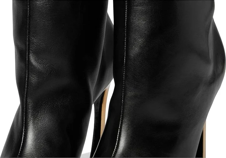 Schutz Cate Curve Women's Boots Black 1 : 5 M, Leather - Image 7
