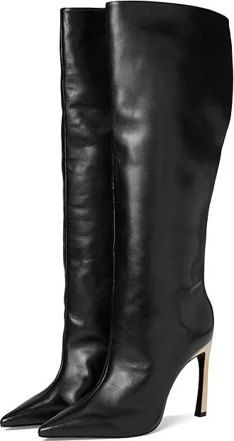 Schutz Cate Curve Women's Boots Black 1 : 5 M, Leather