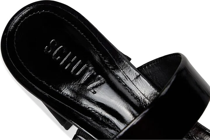 Schutz Chantal Mid Women's Sandals Black : 9.5 M, Leather - Image 7