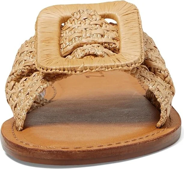 Schutz Cinna Flat Women's Sandals Natural : 9 M, Leather - Image 2