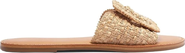 Schutz Cinna Flat Women's Sandals Natural : 9 M, Leather - Image 7