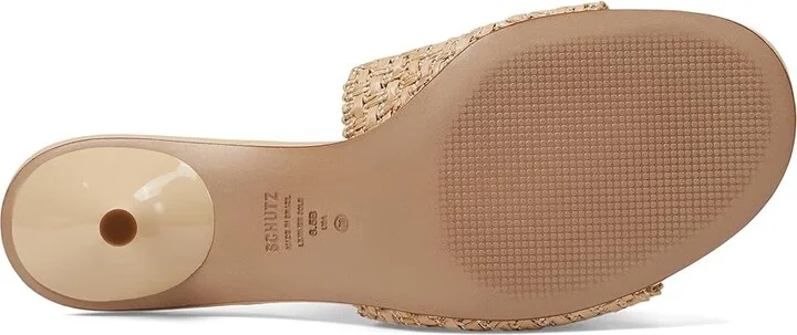 Schutz Cinna Women's Sandals Natural : 7.5 M, Leather - Image 3