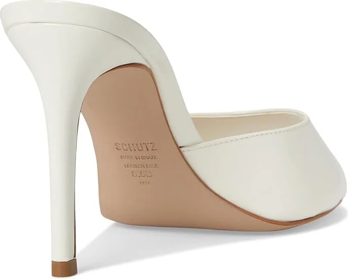 Schutz Cloe Women's Shoes White : 11 M, Leather - Image 4