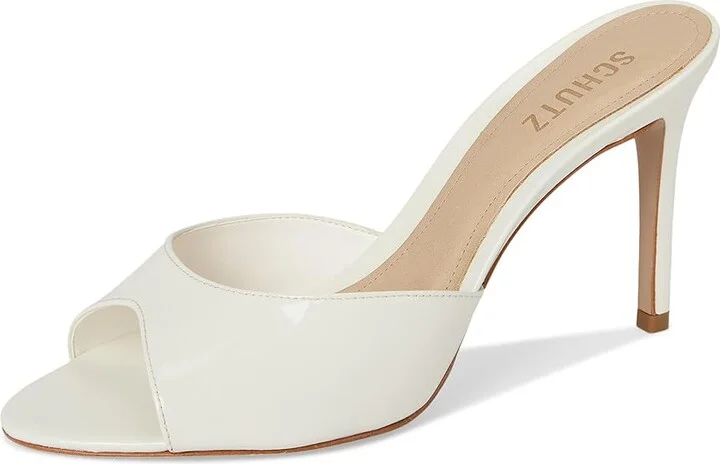 Schutz Cloe Women's Shoes White : 11 M, Leather - Image 5