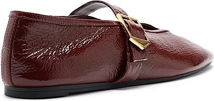 Schutz Courtney Buckle Ballet Flat in Vino - Image 3