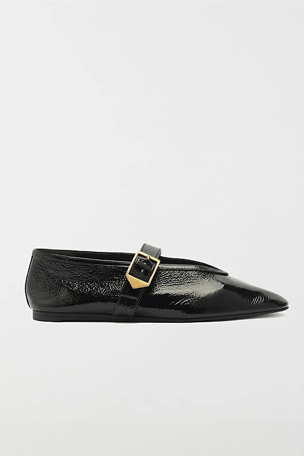 Schutz Courtney Buckle Ballet Flat in Vino - Image 8