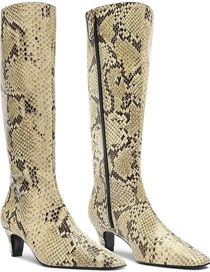 Schutz Dellia Up Women's Boots Natural : 7.5 M, Leather