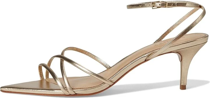 Schutz Desiree Mid Women's Wedge Shoes Platina : 6.5 M, Leather - Image 6