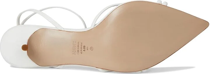 Schutz Desiree Mid Women's Wedge Shoes White : 6 M, Leather - Image 3