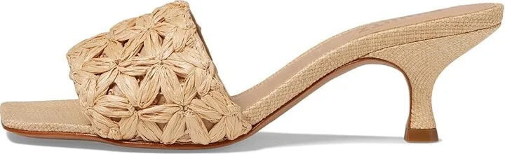 Schutz Dethalia Straw Women's Sandals Perola : 6.5 M, Leather - Image 5