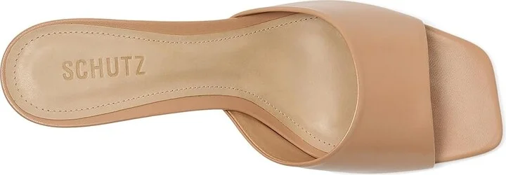 Schutz Dethalia Women's Shoes Honey Beige : 5 M, Leather - Image 2